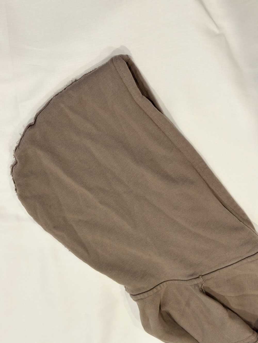 YoungLA Cropped Zip Hoodie in Taupe - Picture 11 of 12